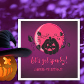 Lasst uns jedes schöne Halloween-Party machen Serviette