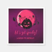 Lasst uns jedes schöne Halloween-Party machen Serviette (Vorderseite)