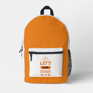 Lasst uns jetzt Halbkuchen erschrecken Bedruckter Rucksack