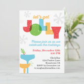 Lasst uns Jolly einladen Einladung (Stehend Vorderseite)
