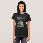 Lasst uns Kids Punctuation Rette Leben Funny Croco T-Shirt (Vorne ganz)