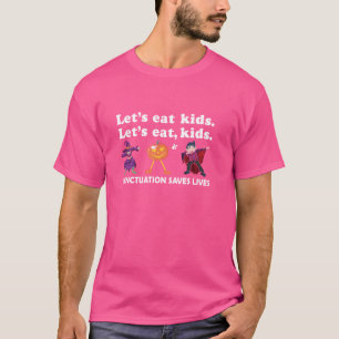 Lasst uns Kids Punctuation Rette Leben Halloween T-Shirt