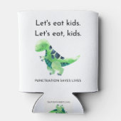 Lasst uns Kinder essen. Lasst uns essen, Kinder. Dosenkühler (Rückseite)