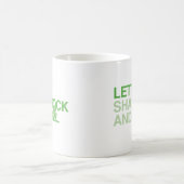 Lasst uns Kleeblatt und Roll Kaffeetasse (Mittel)