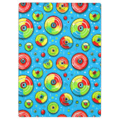 Lasst uns knallen | Disk Golf Themed Klemmbrett (Rückseite)