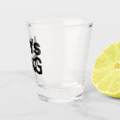 Lasst uns knallen | Disk Golf Themed Schnapsglas (Rechts)