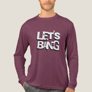 Lasst uns knallen   Disk Golf Themed Tri-Blend Shirt
