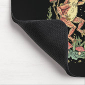 Lasst uns komische Dancing Frogs Mushrooms Funny C Mousepad (Ecke)