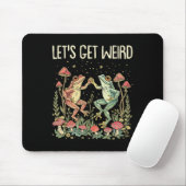 Lasst uns komische Dancing Frogs Mushrooms Funny C Mousepad (Mit Mouse)