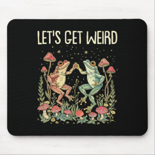 Lasst uns komische Dancing Frogs Mushrooms Funny C Mousepad