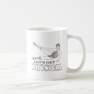 Lasst uns körperlich werden kaffeetasse