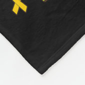 Lasst uns Krebs im Kindesalter aussterben lassen D Fleecedecke (Ecke)