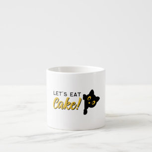 Lasst uns Kuchen essen Espressotasse