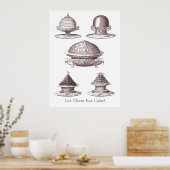 Lasst uns Kuchen essen! Französische Souffles Anti Poster (Küche)
