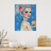 Lasst uns Kuchen essen Poster (Küche)