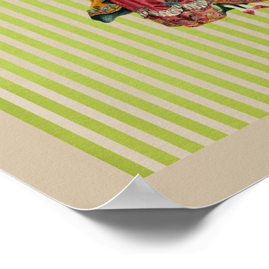 Lasst uns Kuchen essen ~ Poster 12x12 (Ecke)