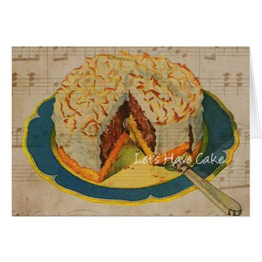 Lasst uns Kuchen haben (Vorderseite (Horizontal))