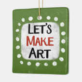 Lasst uns Kunstschmuck machen Keramikornament (Links)