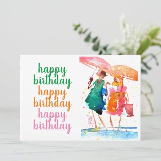 Lasst uns laufen und über #140106 sprechen karte (Stehend Vorderseite)