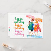 Lasst uns laufen und über #140106 sprechen karte (Vorderseite/Rückseite Beispiel)