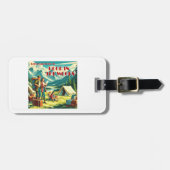 Lasst uns lernen, wie man im Camping Holz Kacke Gepäckanhänger (Vorderseite horizontal)