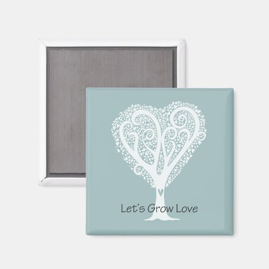 Lasst uns Liebe wachsen lassen Magnet (Vorderseite/Rückseite)