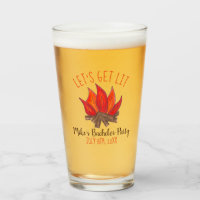 Lasst uns Lit Bachelor Party Stag Do Campire Camp