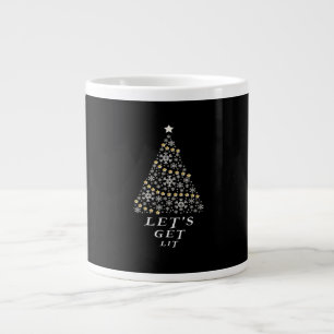 Lasst uns Lit bekommen - Schönes Weihnachtsgeschen Jumbo-Tasse