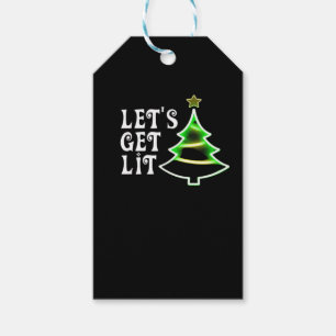 Lasst uns Lit Design Adult Funny Christmas Essenti Geschenkanhänger