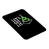 Lasst uns Lit Design Adult Funny Christmas Essenti Magnet (Rechte Seite)