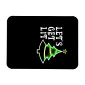 Lasst uns Lit Design Adult Funny Christmas Essenti Magnet (Horizontal)