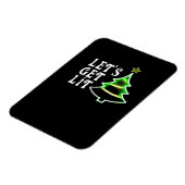 Lasst uns Lit Design Adult Funny Christmas Essenti Magnet (Linke Seite)