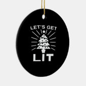 Lasst uns Lit Essential Funny Classic bekommen Keramik Ornament (Rechts)