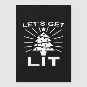 Lasst uns Lit Essential Funny Classic bekommen Magnetkarte