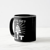 Lasst uns Lit Essential Funny Classic bekommen Tasse (Vorderseite Links)