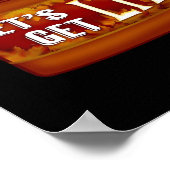 Lasst uns Lit Fall Candle Classic bekommen Poster (Ecke)