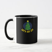 Lasst uns Lit - Funny Christmas Classic Tasse (Links)
