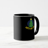 Lasst uns Lit - Funny Christmas Classic Tasse (VorderseiteRechts)