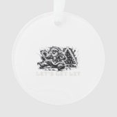 Lasst uns Lit Funny Christmas Vibe Classic bekomme Ornament (Vorderseite)