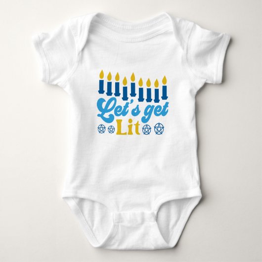 Lasst uns Lit holen! Baby Bodysuit Baby Strampler (Vorderseite)