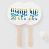 Lasst uns Lit holen! Hand Fans Fächer (Vorne und Hinten)