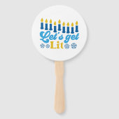 Lasst uns Lit holen! Hand Fans Fächer (Vorderseite)