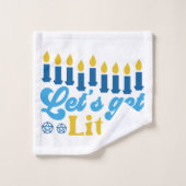 Lasst uns Lit holen! Handtuch Set (Waschlappen)