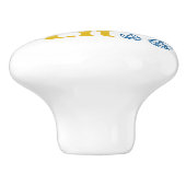 Lasst uns Lit holen! Knopf Keramikknauf (Seitenansicht)