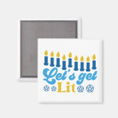 Lasst uns Lit holen! Magnet (Vorderseite/Rückseite)