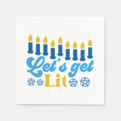 Lasst uns Lit holen! Serviette (Vorderseite)