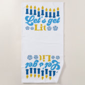 Lasst uns Lit holen! Strandtuch (Vorderseite)