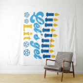 Lasst uns Lit holen! Wandteppich (Beispiel (Horizontal))