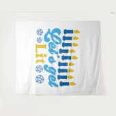 Lasst uns Lit holen! Wandteppich (Vorderseite (Horizontal))