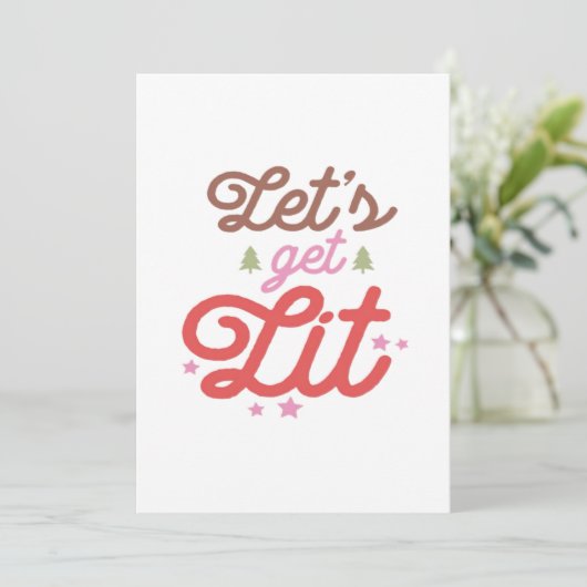 Lasst uns Lit holen, Weihnachten (Stehend Vorderseite)